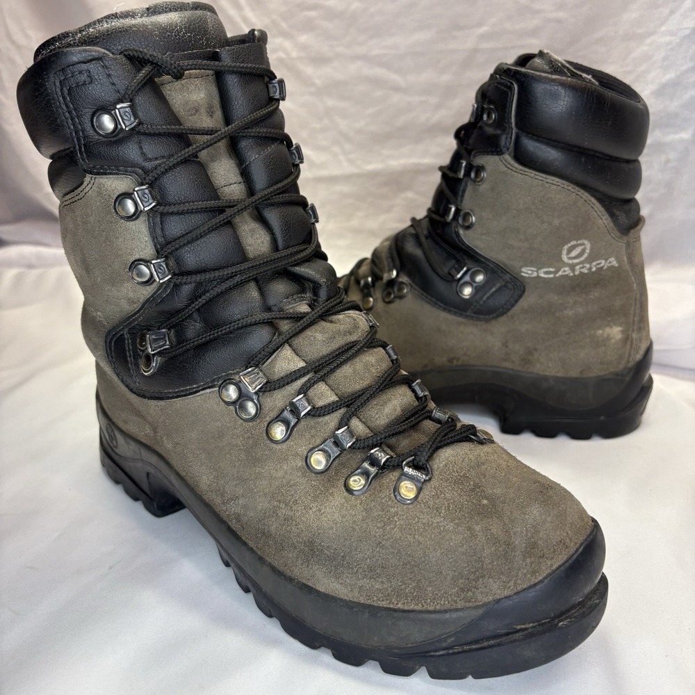 SCARPA Fuego Leather Mountaineering Hiking Boots Mens US 8 Wildland Firefighting